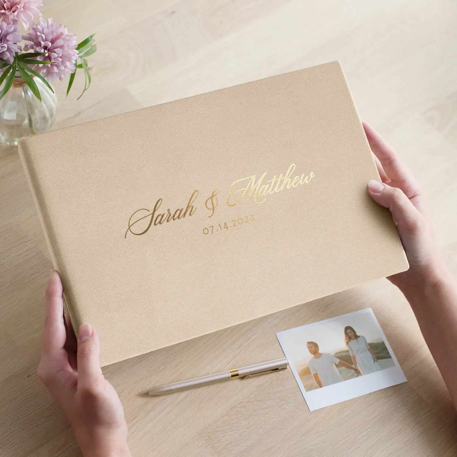 Macau Soft Wedding Guest Book