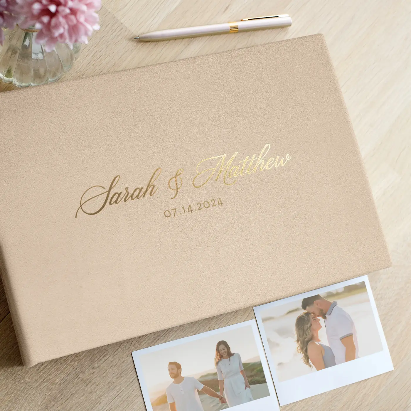 Macau Soft Wedding Guest Book - Image 4