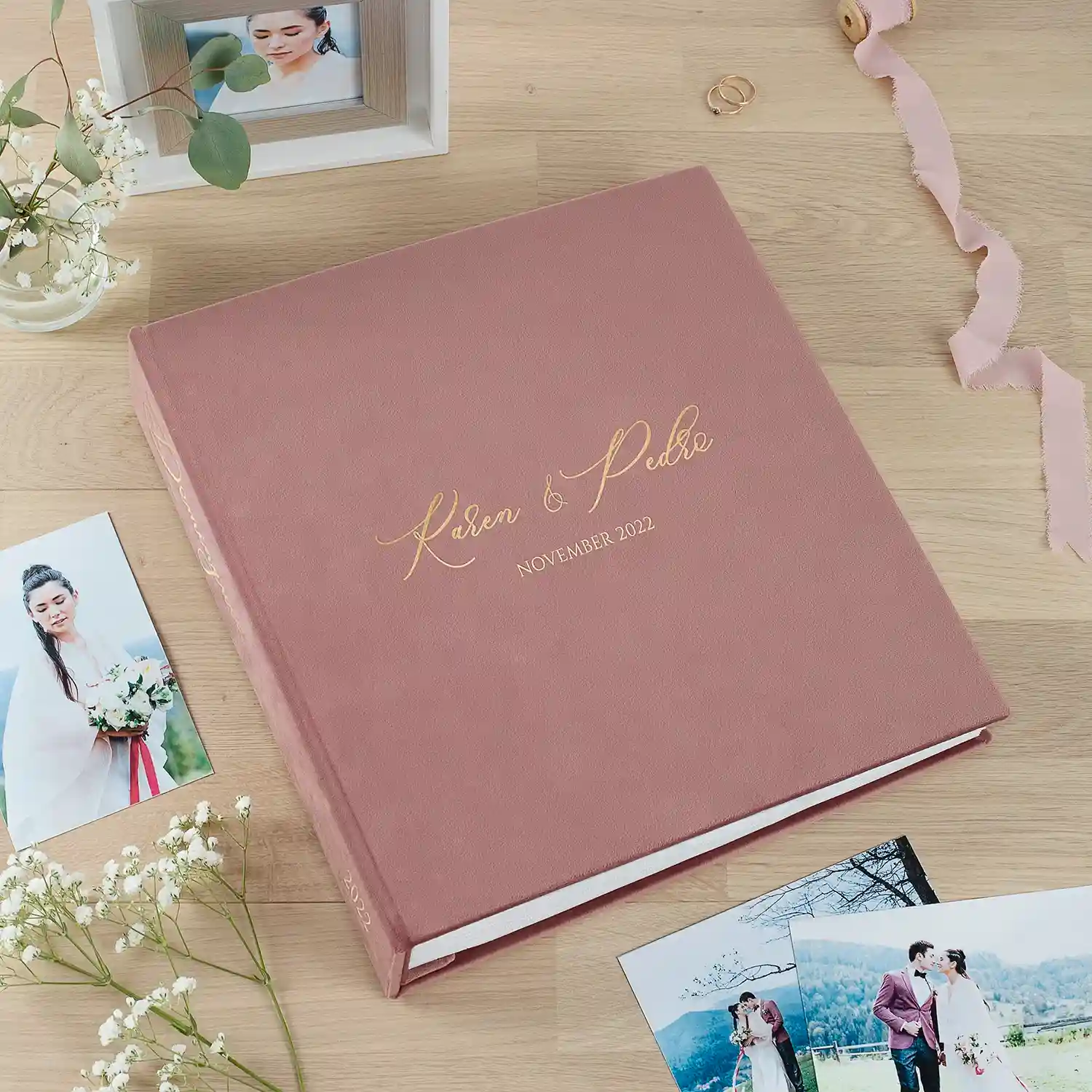 Velvet Slip In Photo Album for 100-1000 4x6 Photos - Image 5