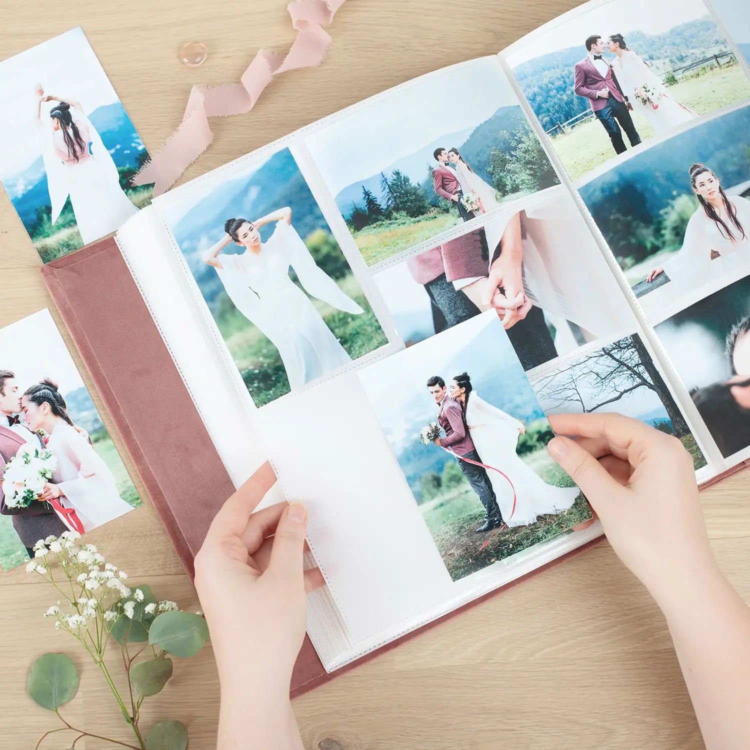 Velvet Slip In Photo Album for 100-1000 4x6 Photos - Image 3