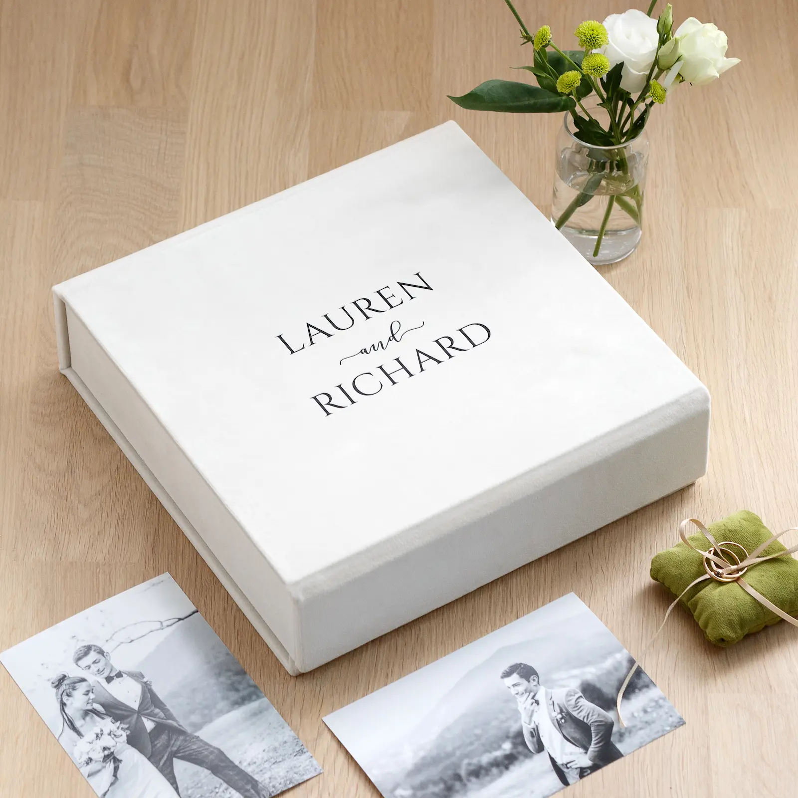 Velvet Keepsake Box Magnet Closure - Image 3