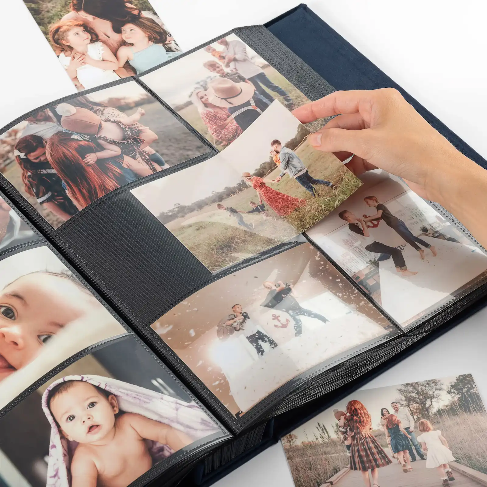 Velvet Slip In Photo Album for 100-1000 4x6 Photos - Image 2
