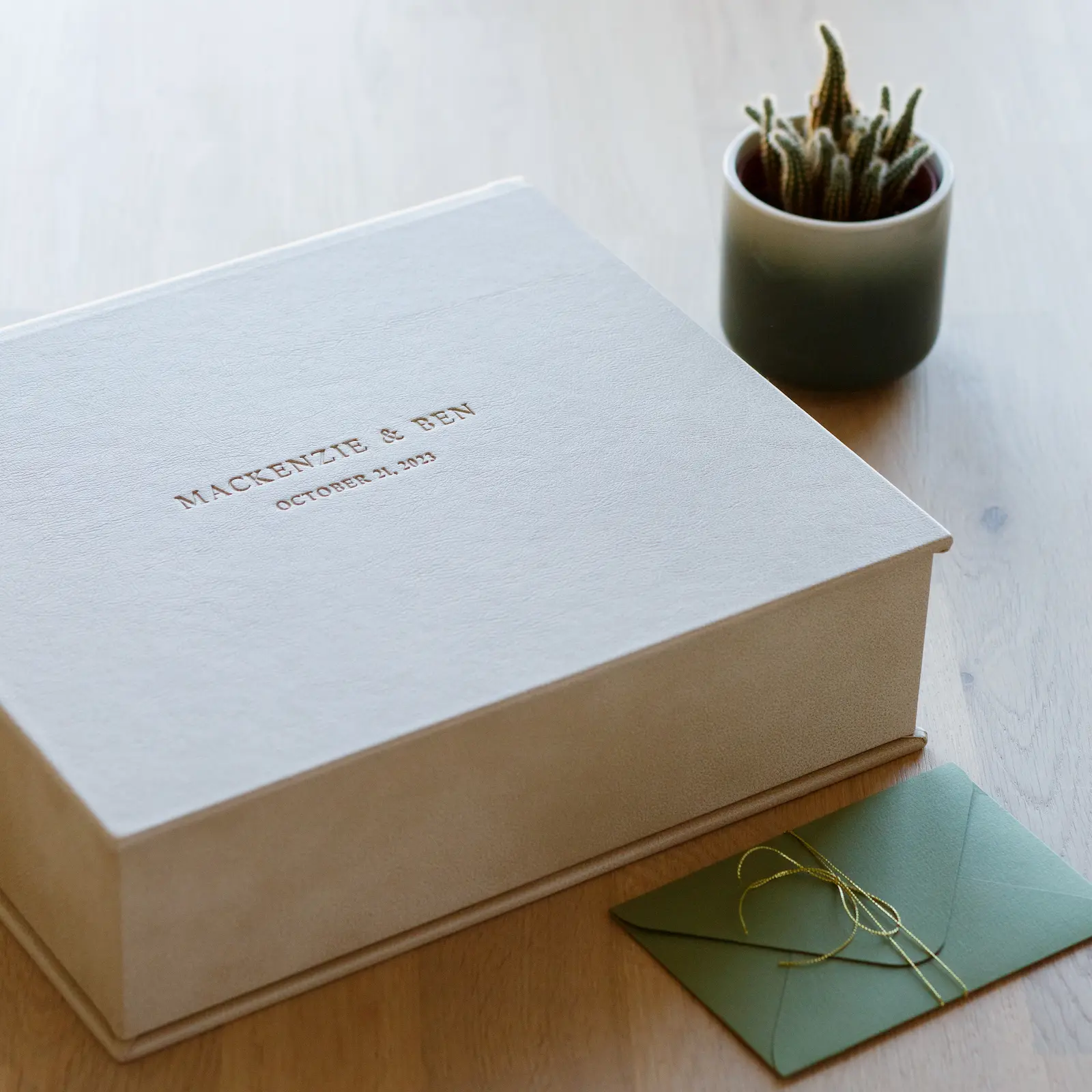 Eco Leather Keepsake Box - Image 3