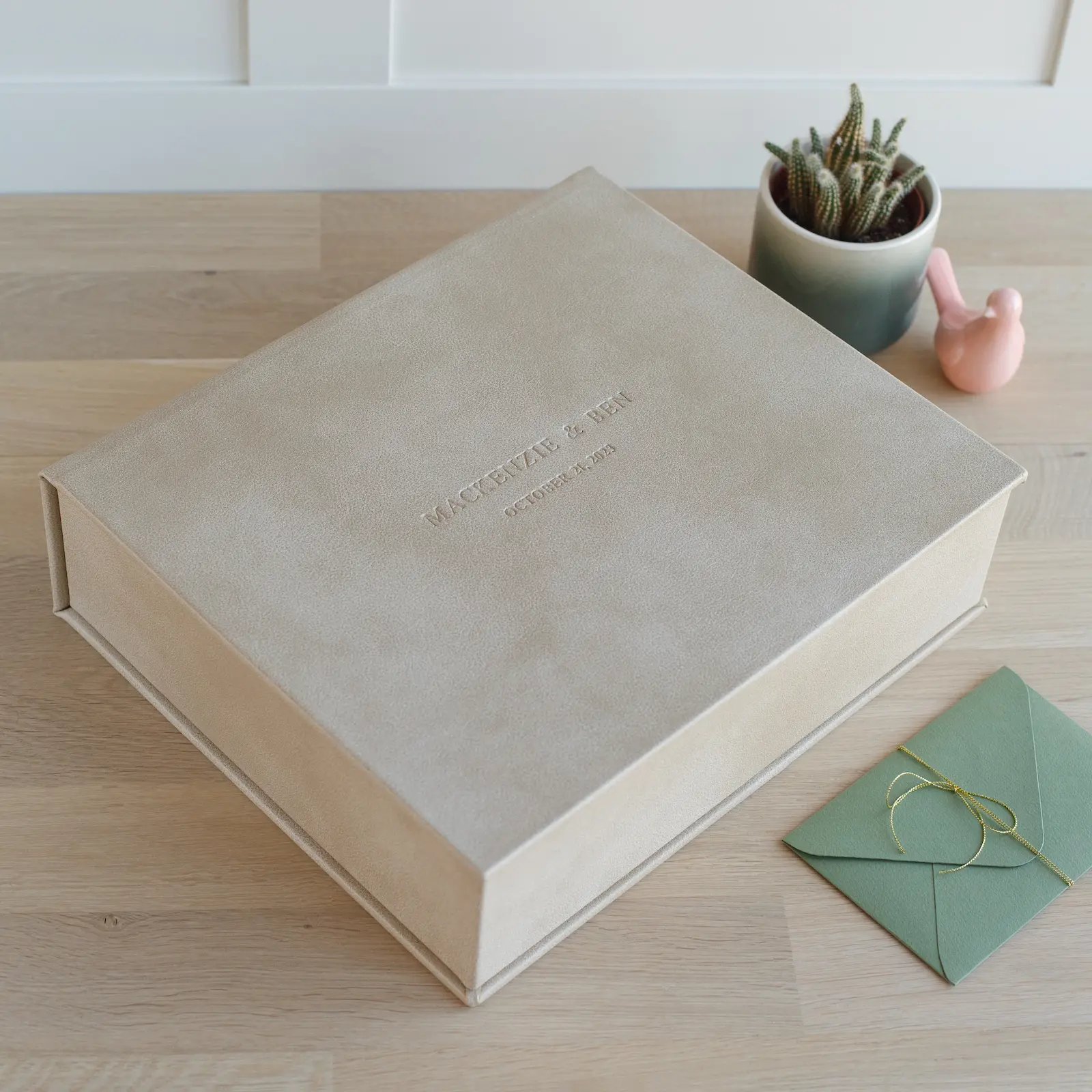 Eco Leather Keepsake Box