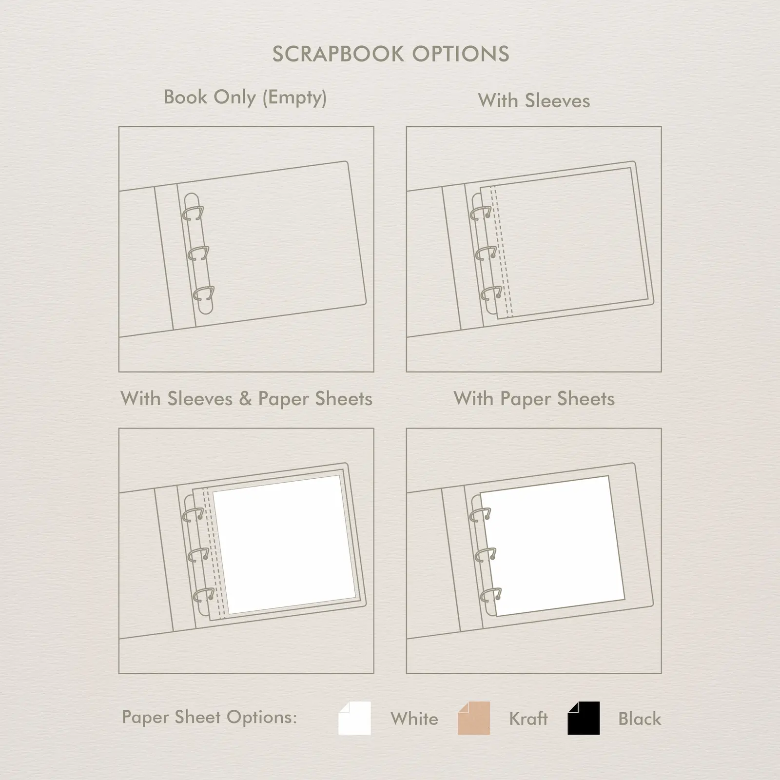Eco Leather Scrapbook 12x12" - Image 7