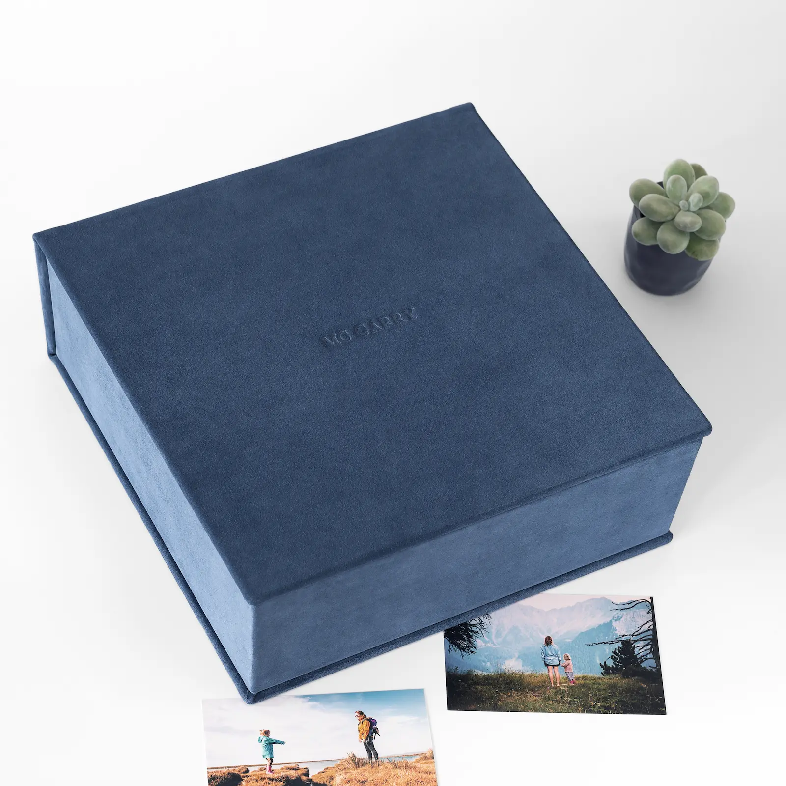 Suede Keepsake Box