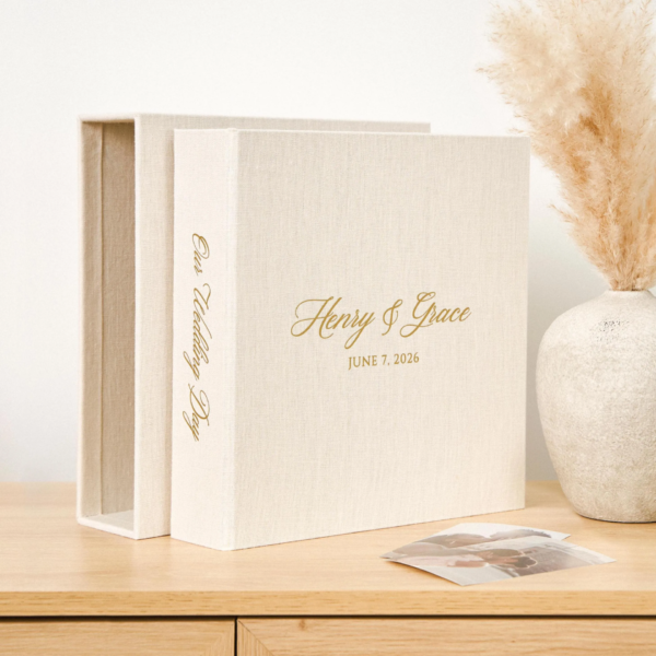 Linen Slip In Photo Album for 100-1000 4x6 Photos