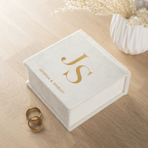 Velvet Ring Bearer Box