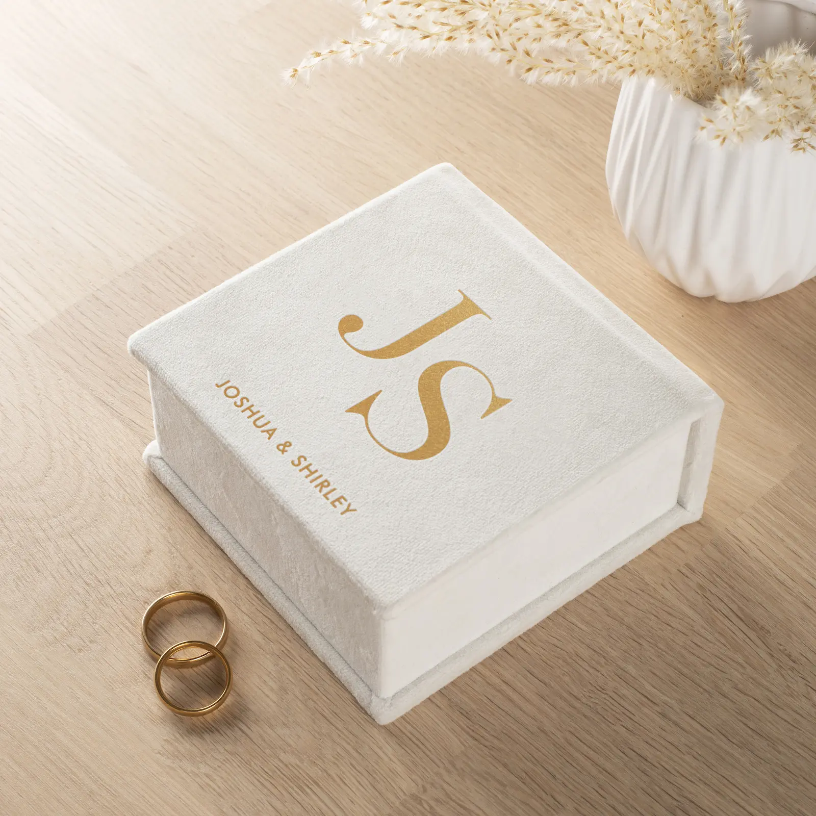 Velvet Ring Bearer Box