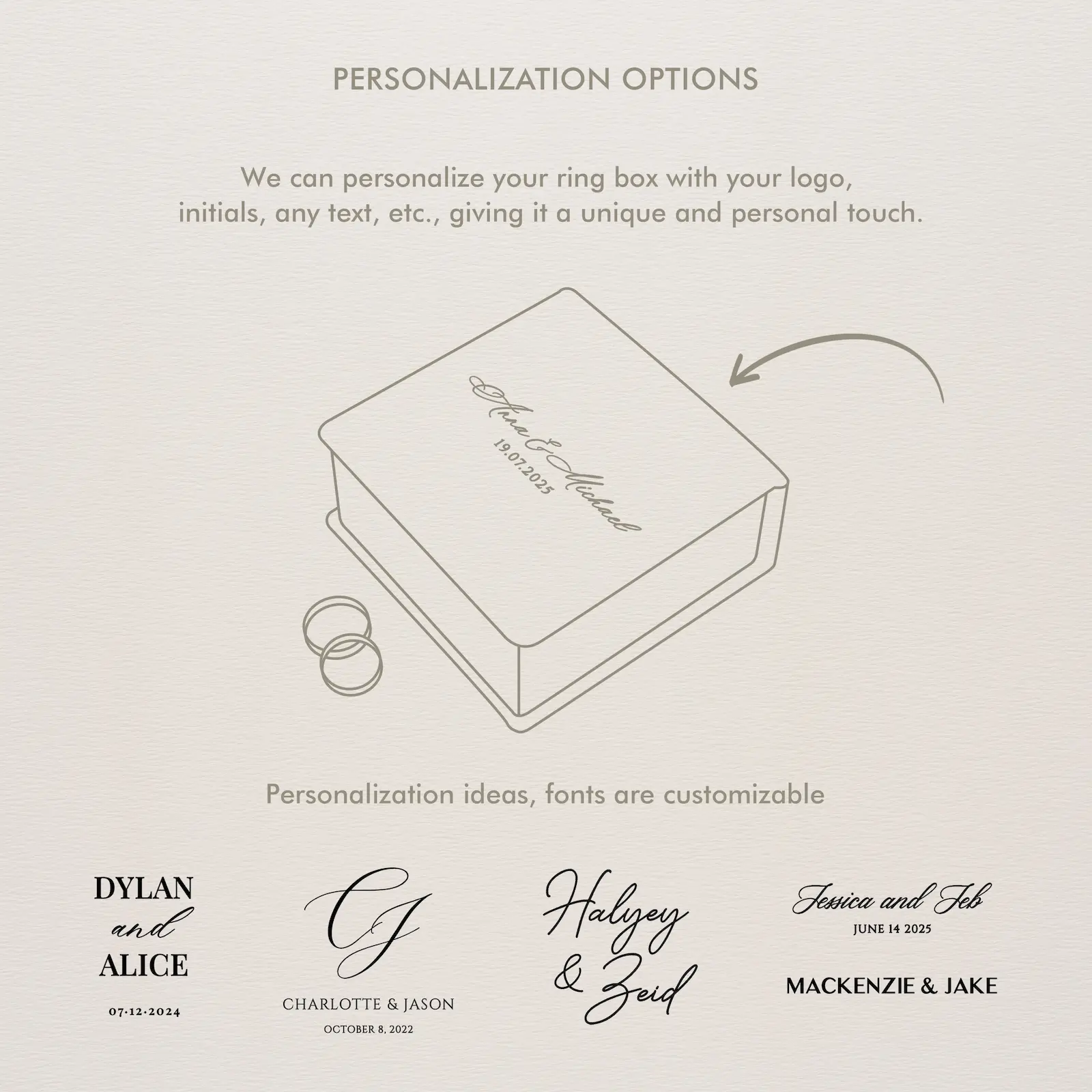Velvet Ring Bearer Box - Image 7