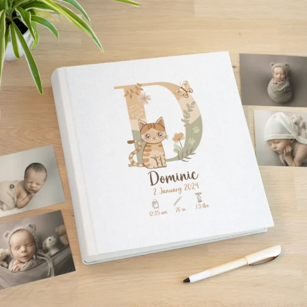 Linen Baby Traditional Photo Album