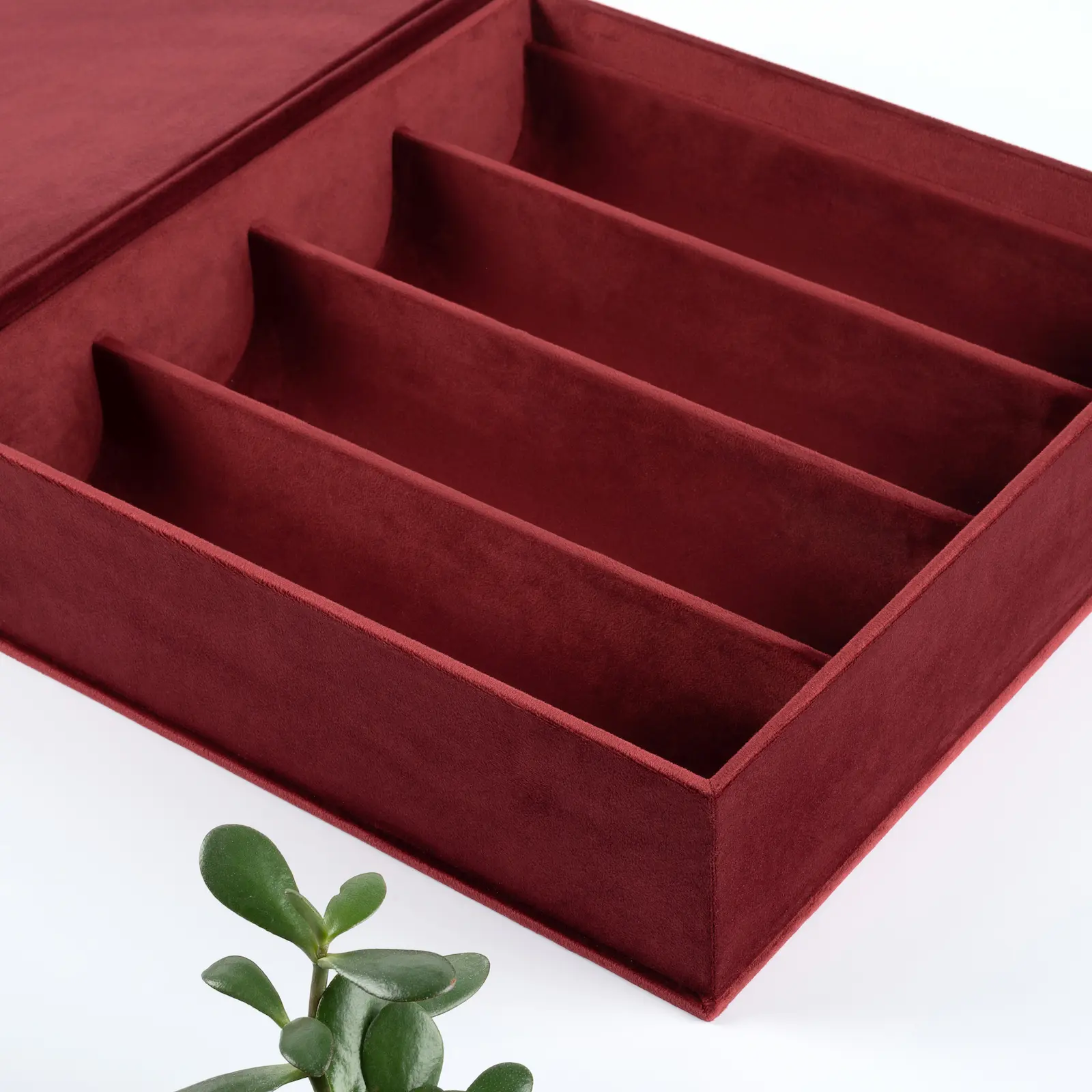 Velvet Wine Box for 4 Bottles - Image 2