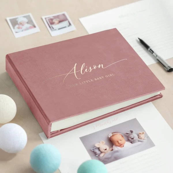 Velvet Baby Photo Book