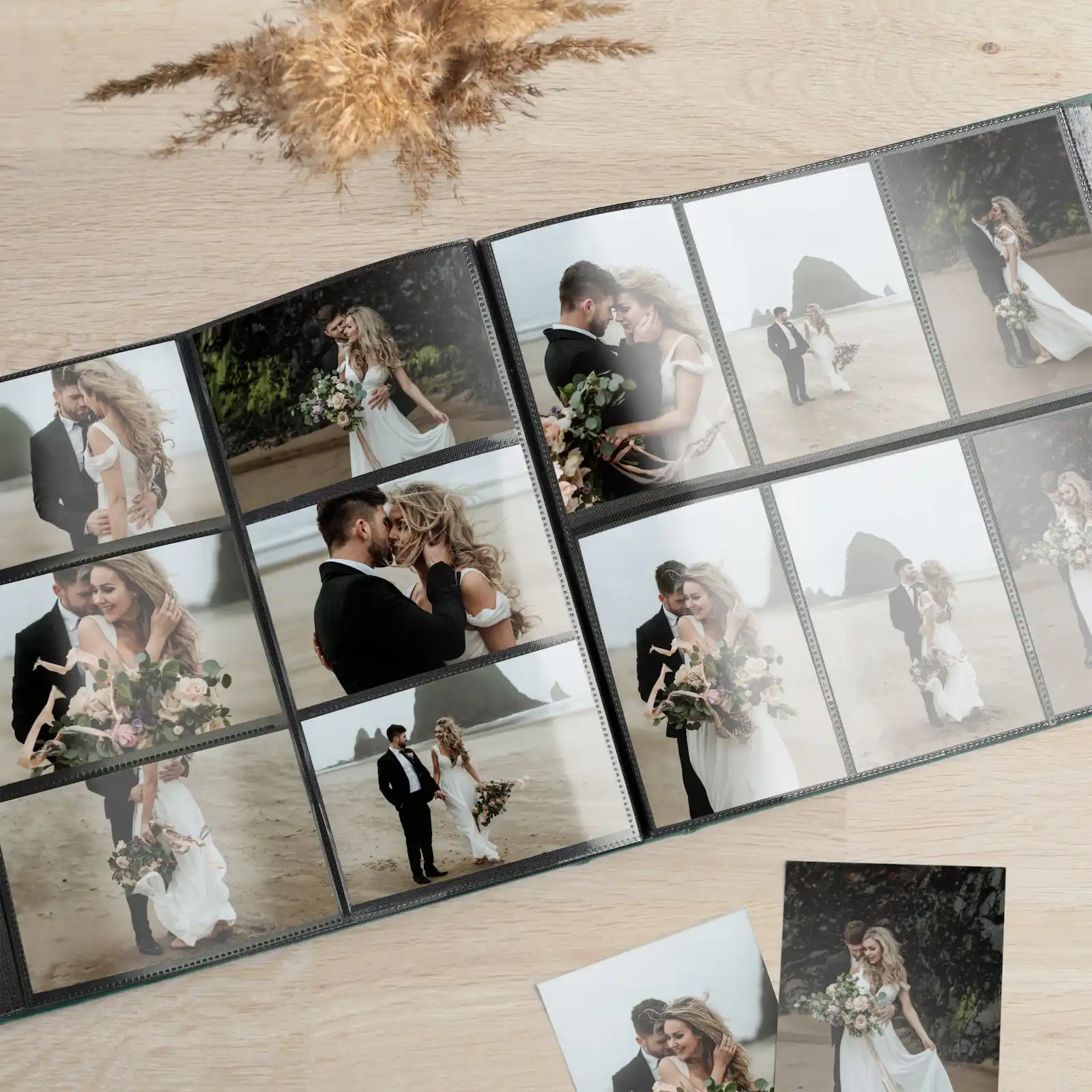 Velvet Slip In Photo Album with Photo Window for 120-1200 4x6 Photos, Design W115 - Image 5