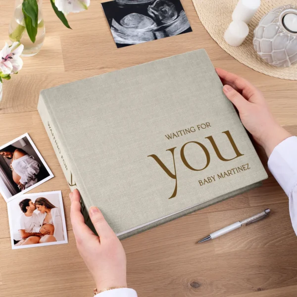 Linen Pregnancy Book