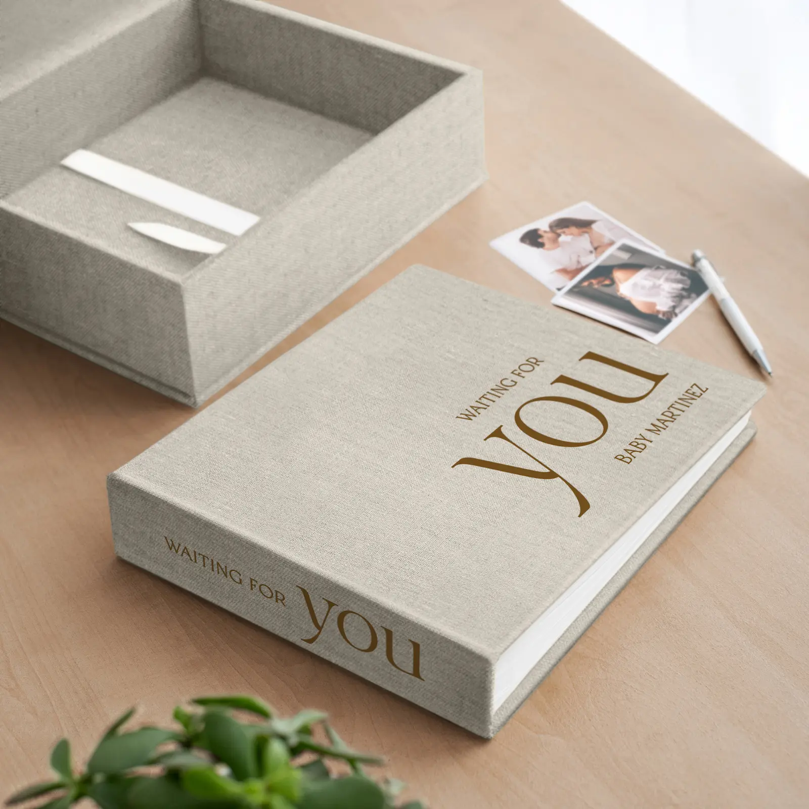 Linen Pregnancy Book - Image 7