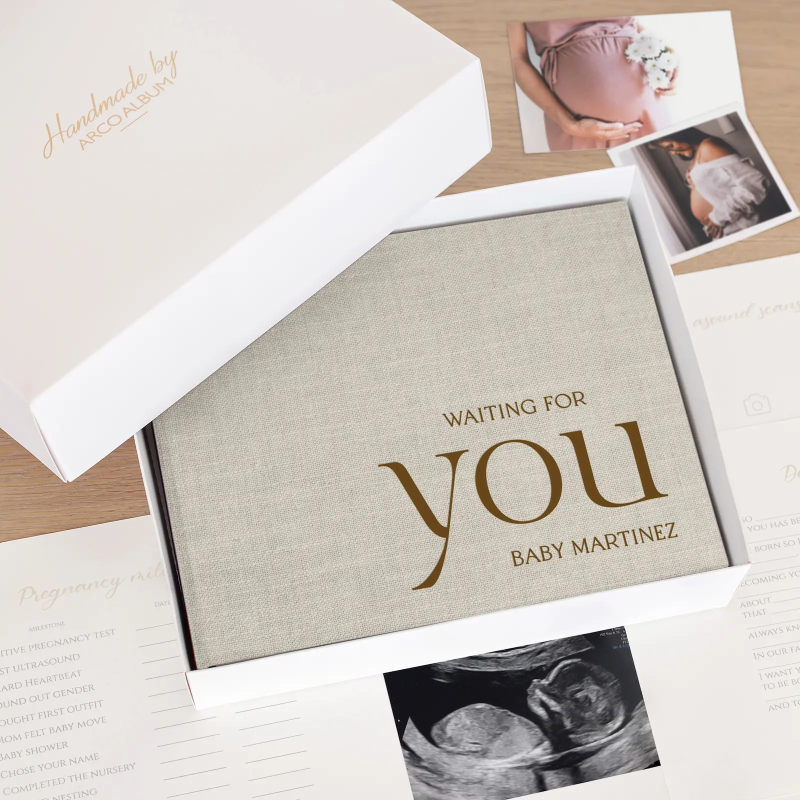 Linen Pregnancy Book - Image 6