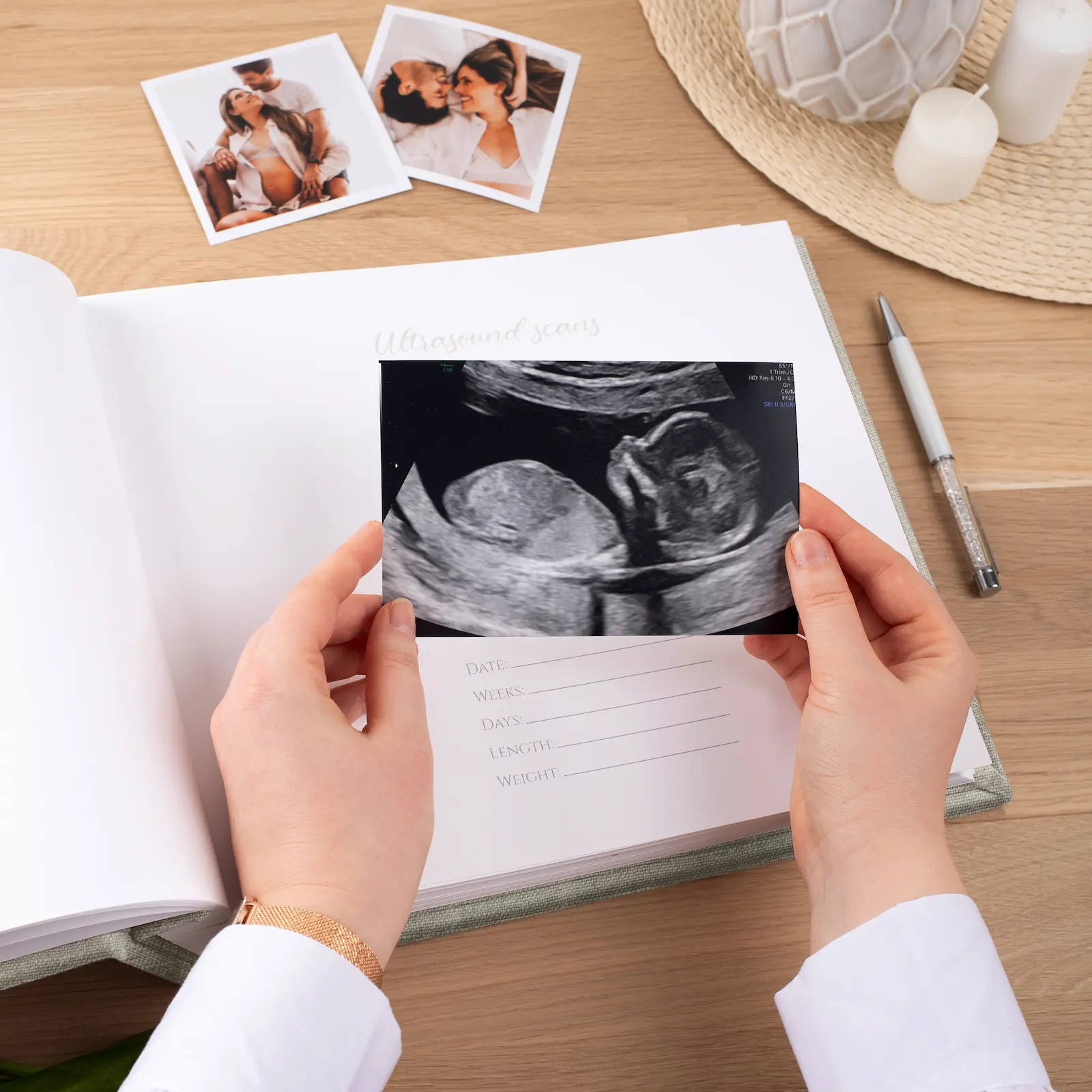 Linen Pregnancy Book - Image 4