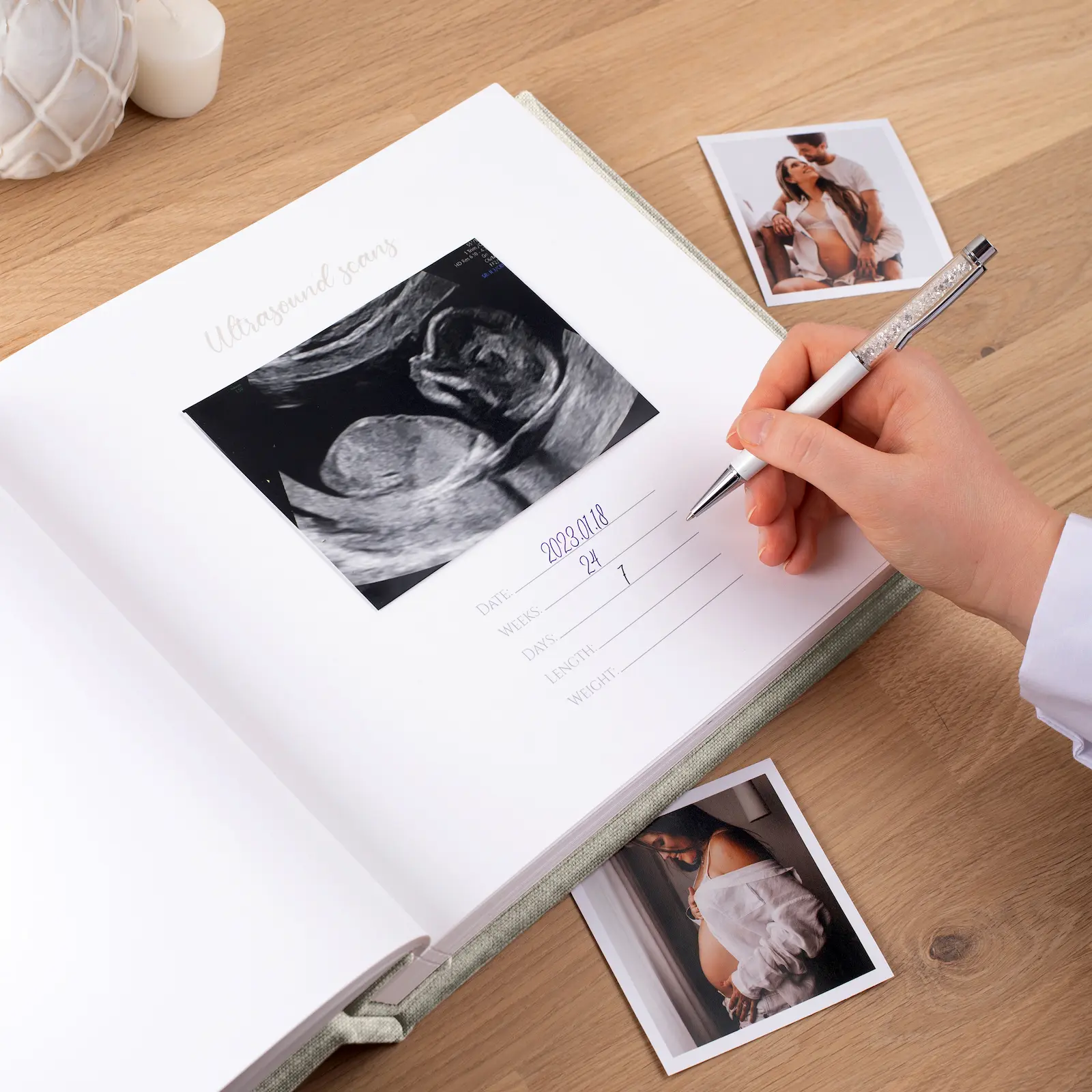 Linen Pregnancy Book - Image 5