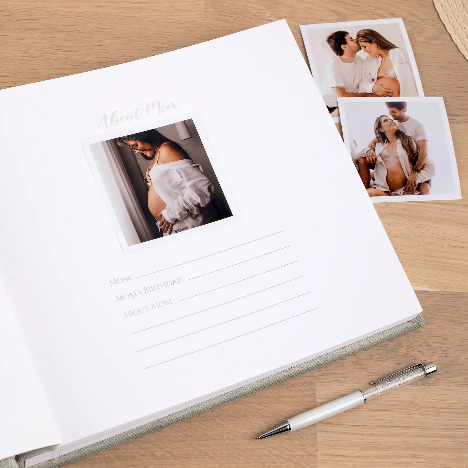 Linen Pregnancy Book - Image 3