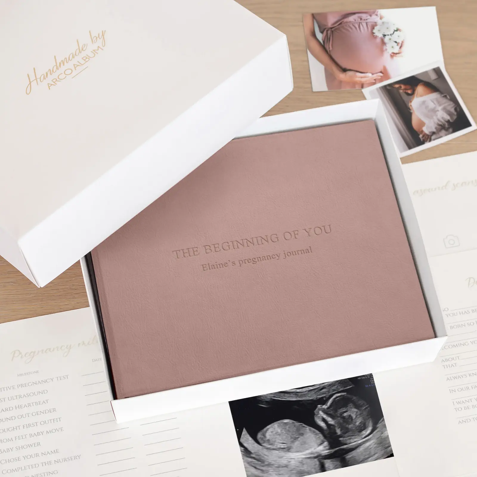 Leather Pregnancy Book - Image 4