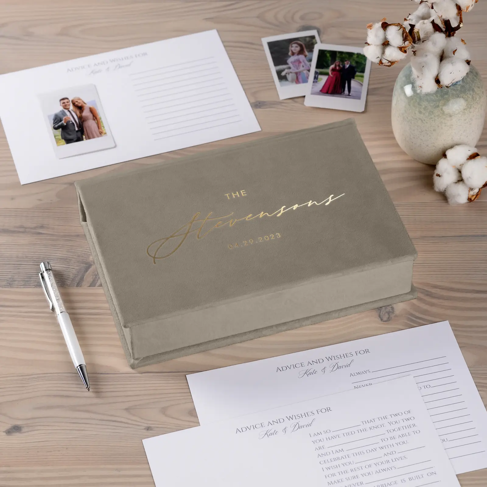 Velvet Box + Wedding Advice Cards - Image 4
