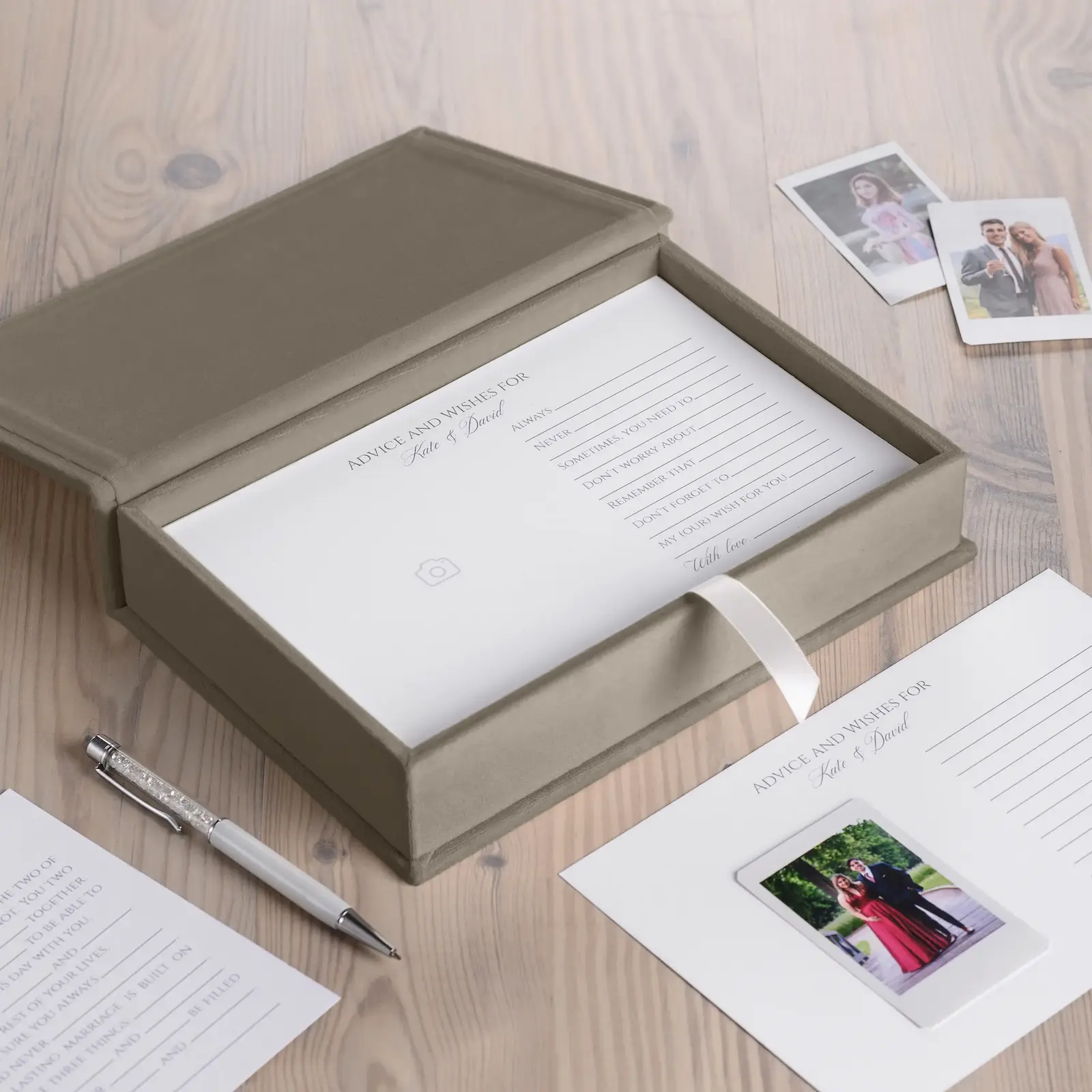 Velvet Box + Wedding Advice Cards - Image 3