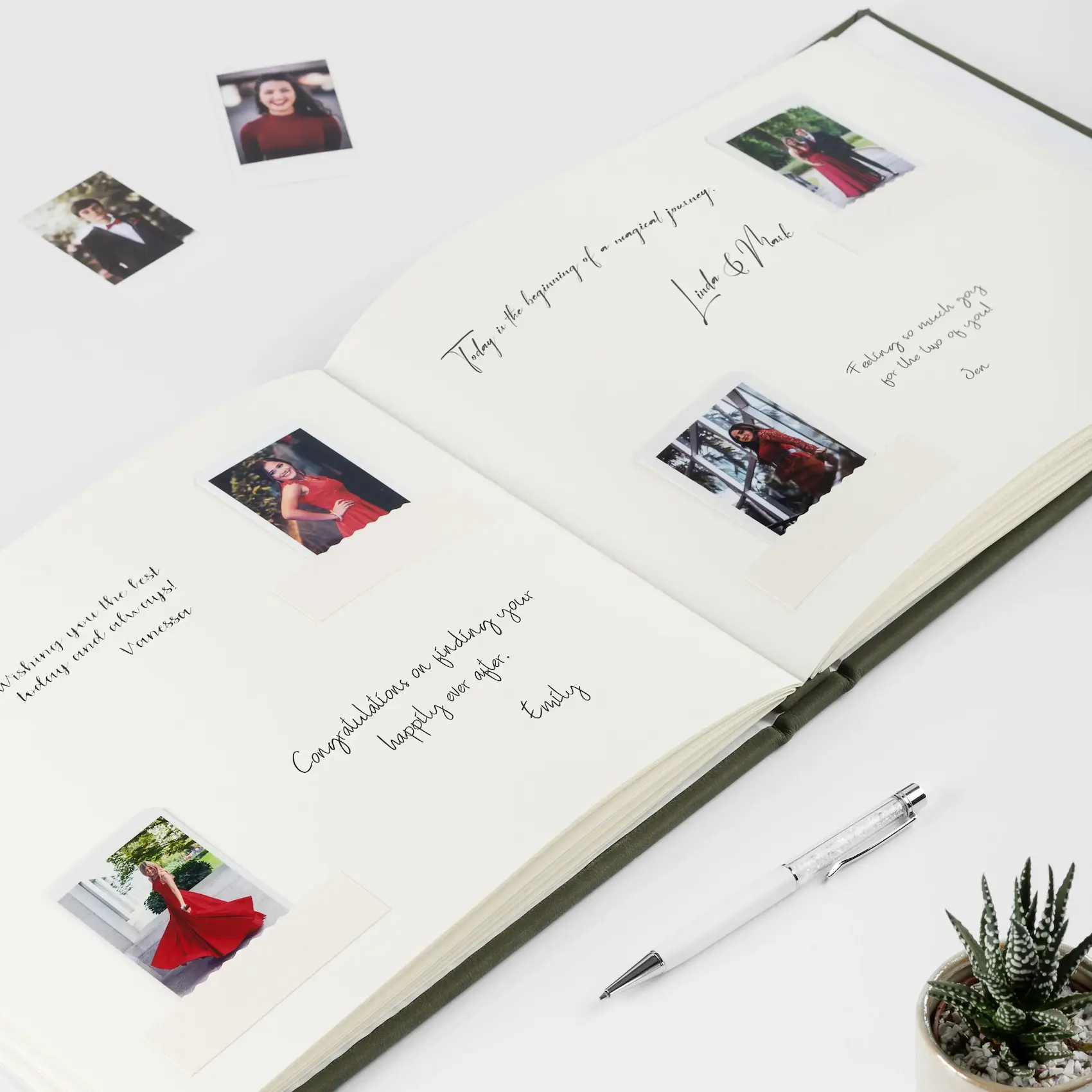 Leather Wedding Guest Book - Image 2