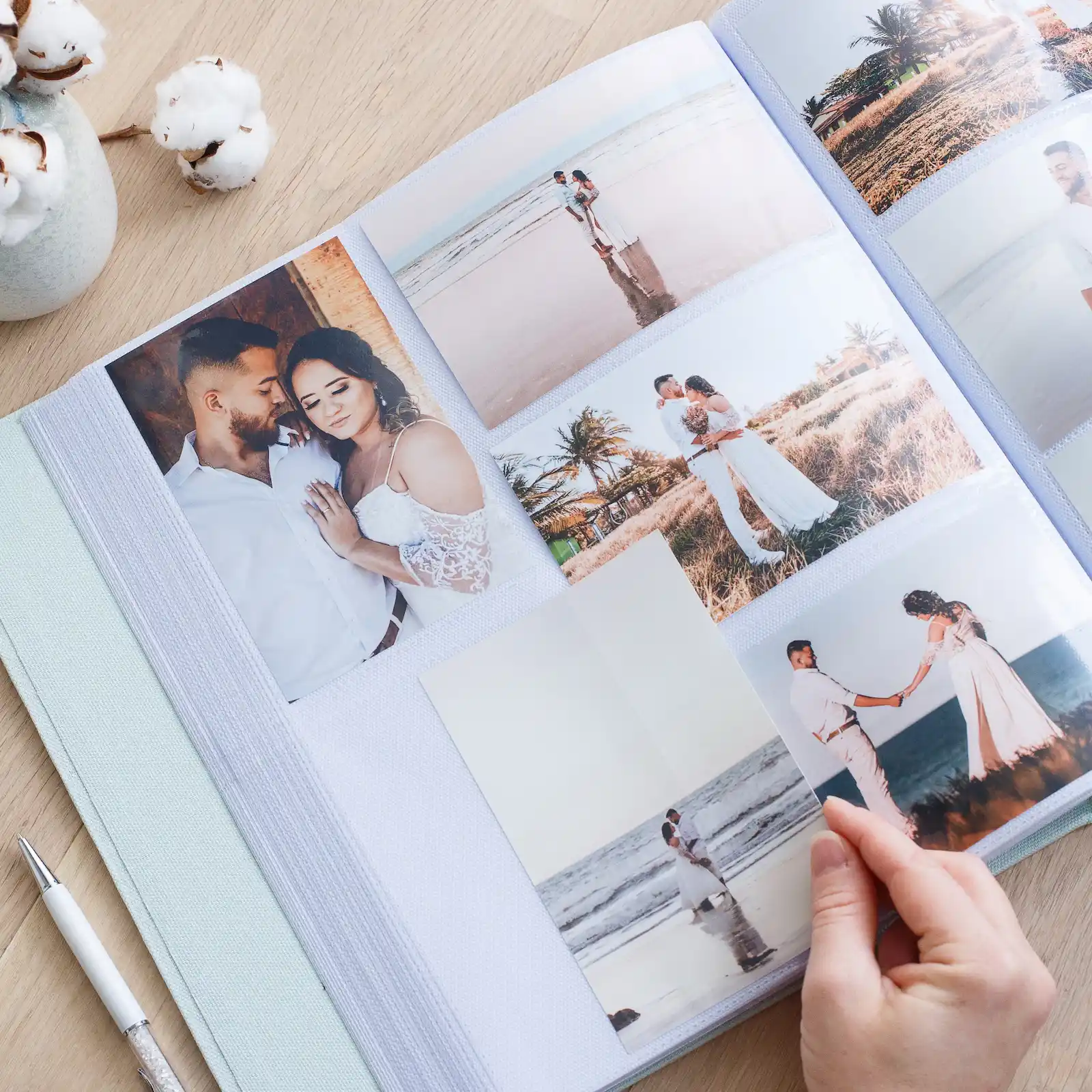 Linen Slip In Photo Album for 100-1000 4x6 Photos - Image 6