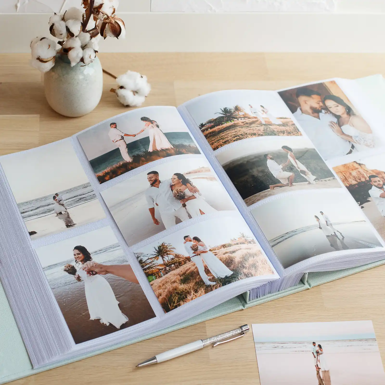 Linen Slip In Photo Album for 100-1000 4x6 Photos - Image 5