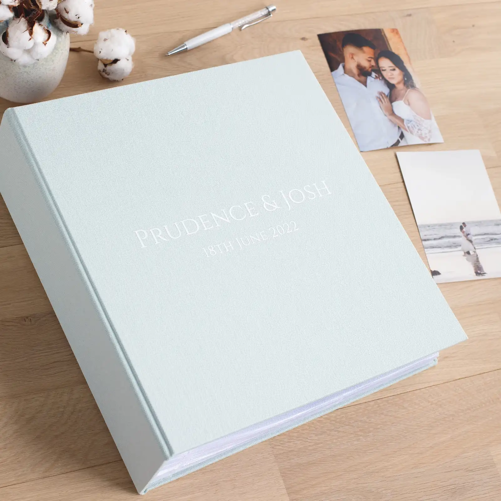 Linen Slip In Photo Album for 100-1000 4x6 Photos - Image 4