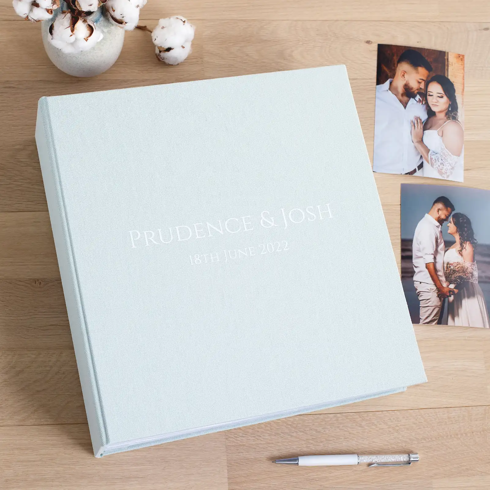 Linen Slip In Photo Album for 100-1000 4x6 Photos - Image 3