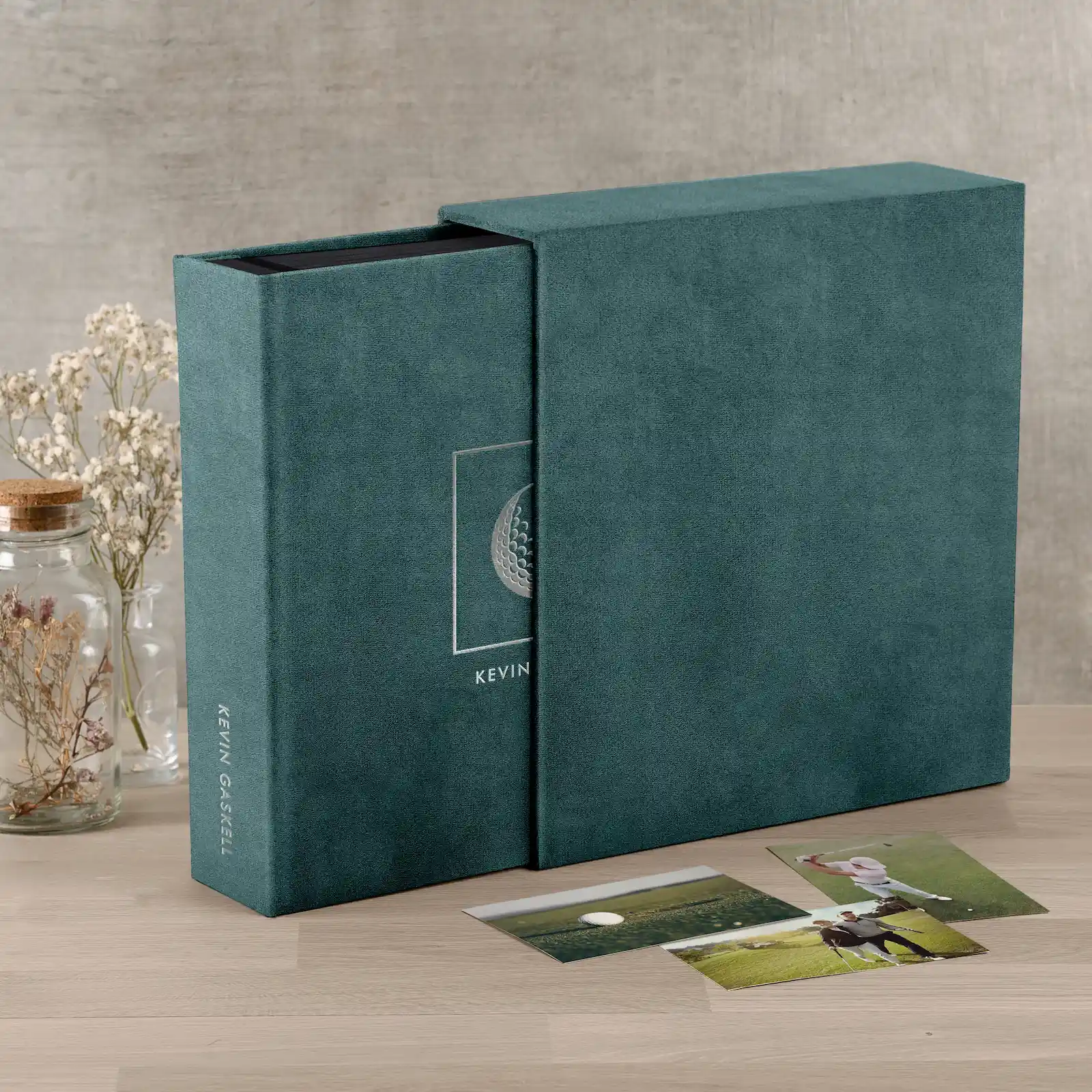 Velvet Slip In Photo Album for 100-1000 4x6 Photos, Golf Lover Book - Image 4