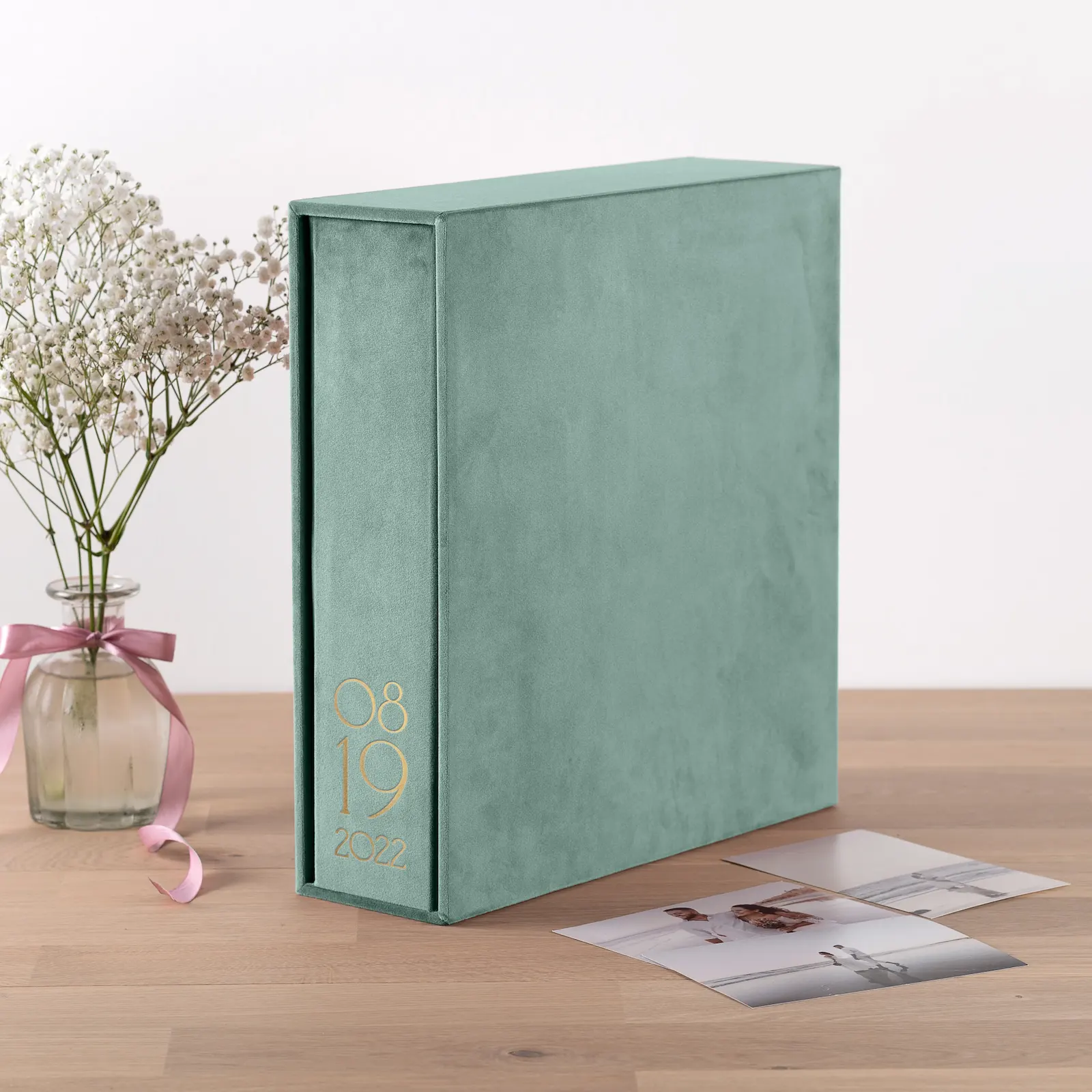 Velvet Slip In Photo Album for 100-1000 4x6 Photos, Design W106 - Image 2