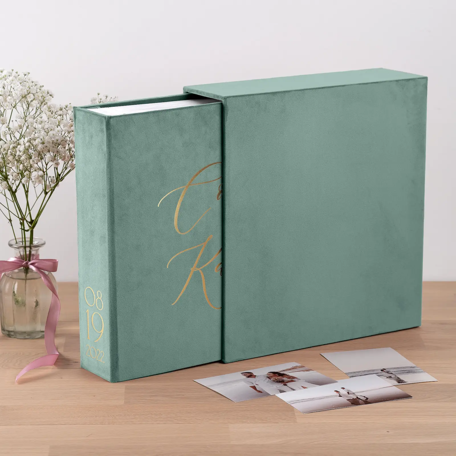 Velvet Slip In Photo Album for 100-1000 4x6 Photos, Design W106 - Image 3