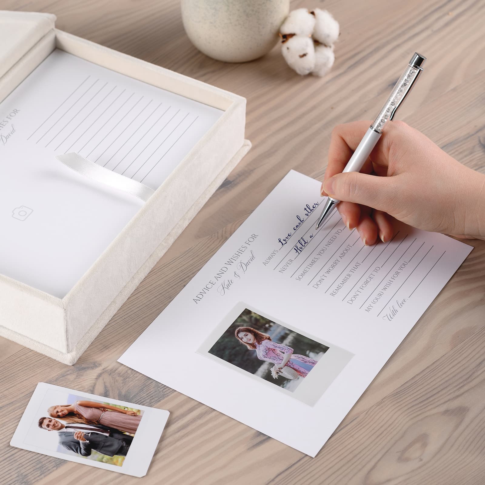 Velvet Box  + Wedding Advice Cards - Image 7