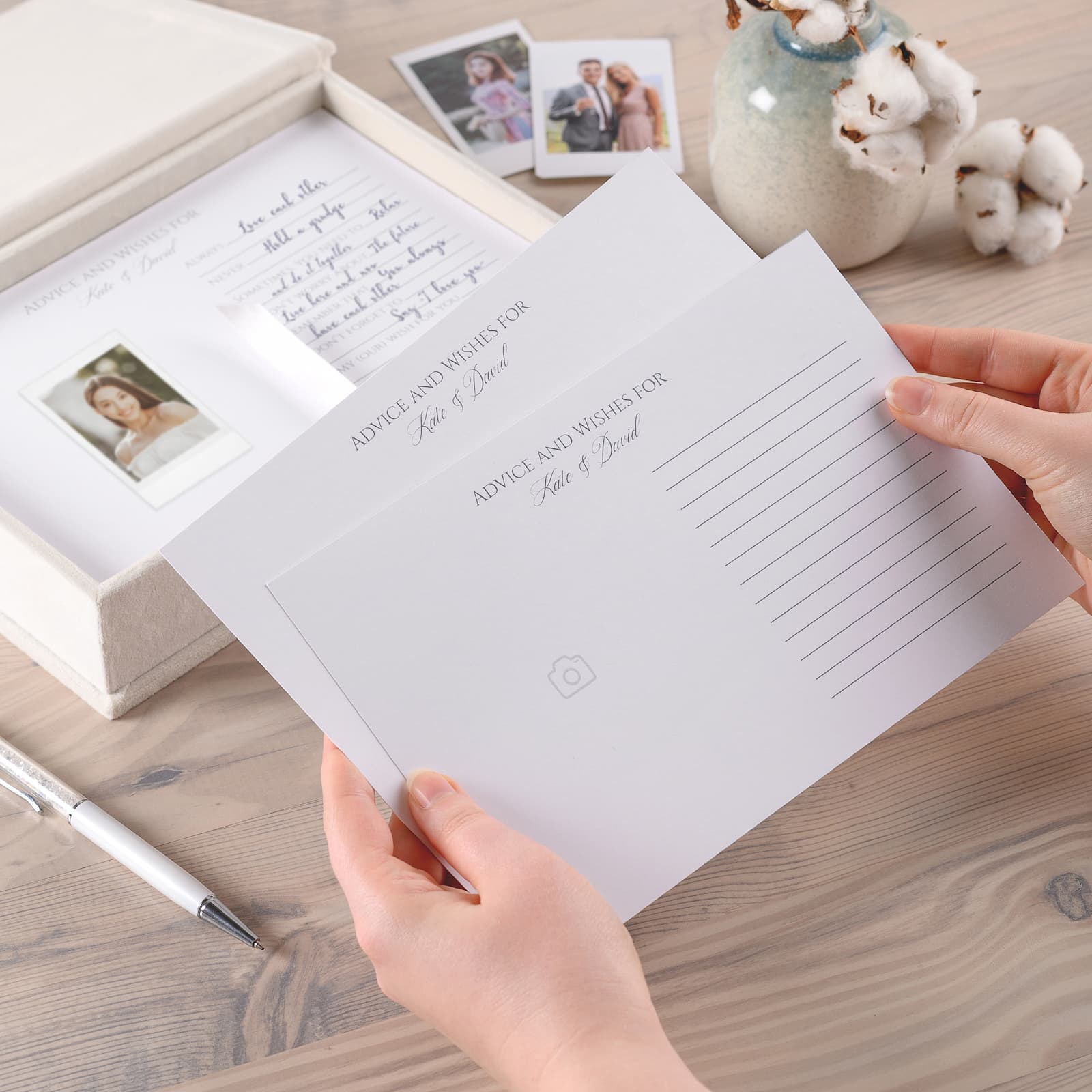 Velvet Box  + Wedding Advice Cards - Image 6