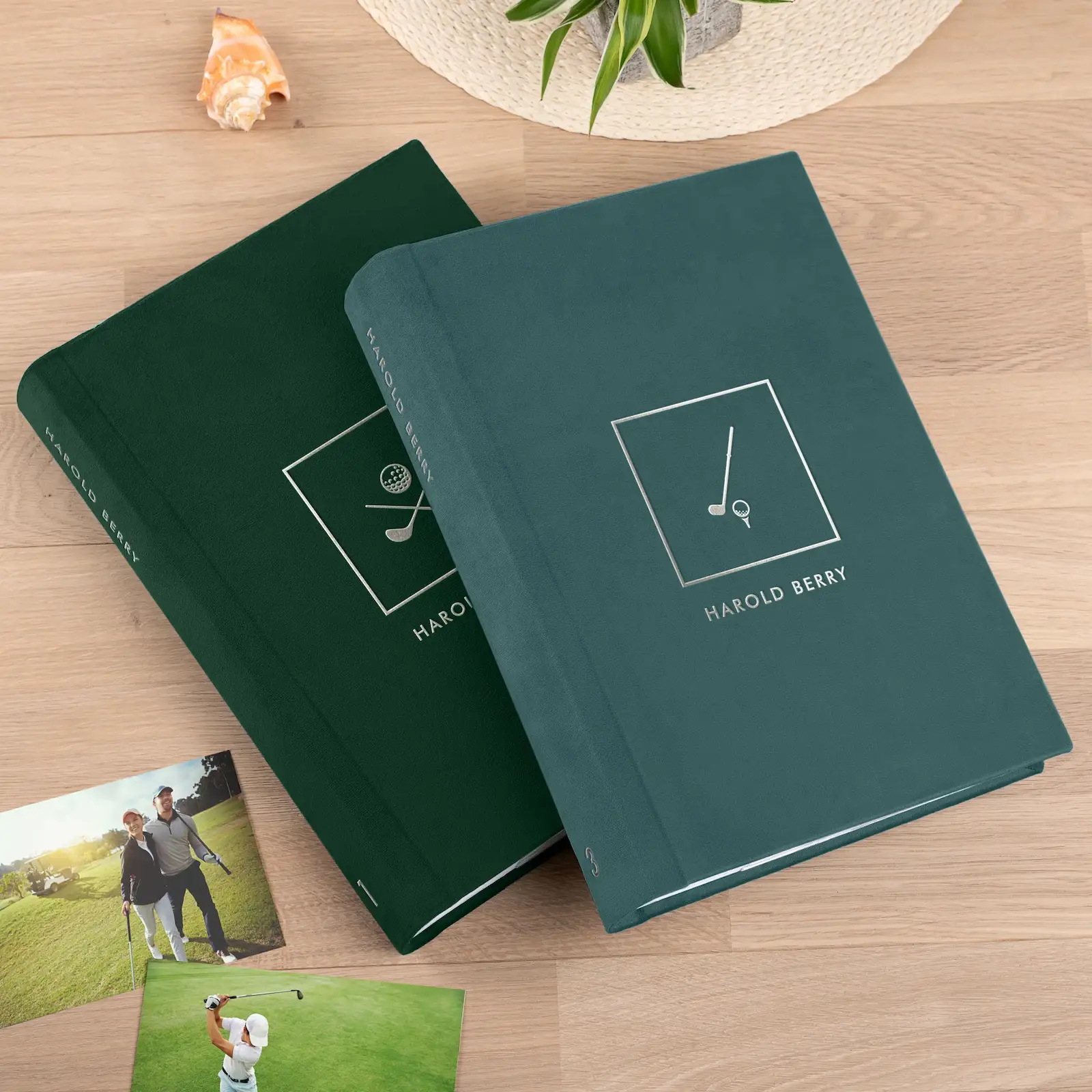 Velvet Golf Lover Slip In Photo Album for 300 4x6 Photos