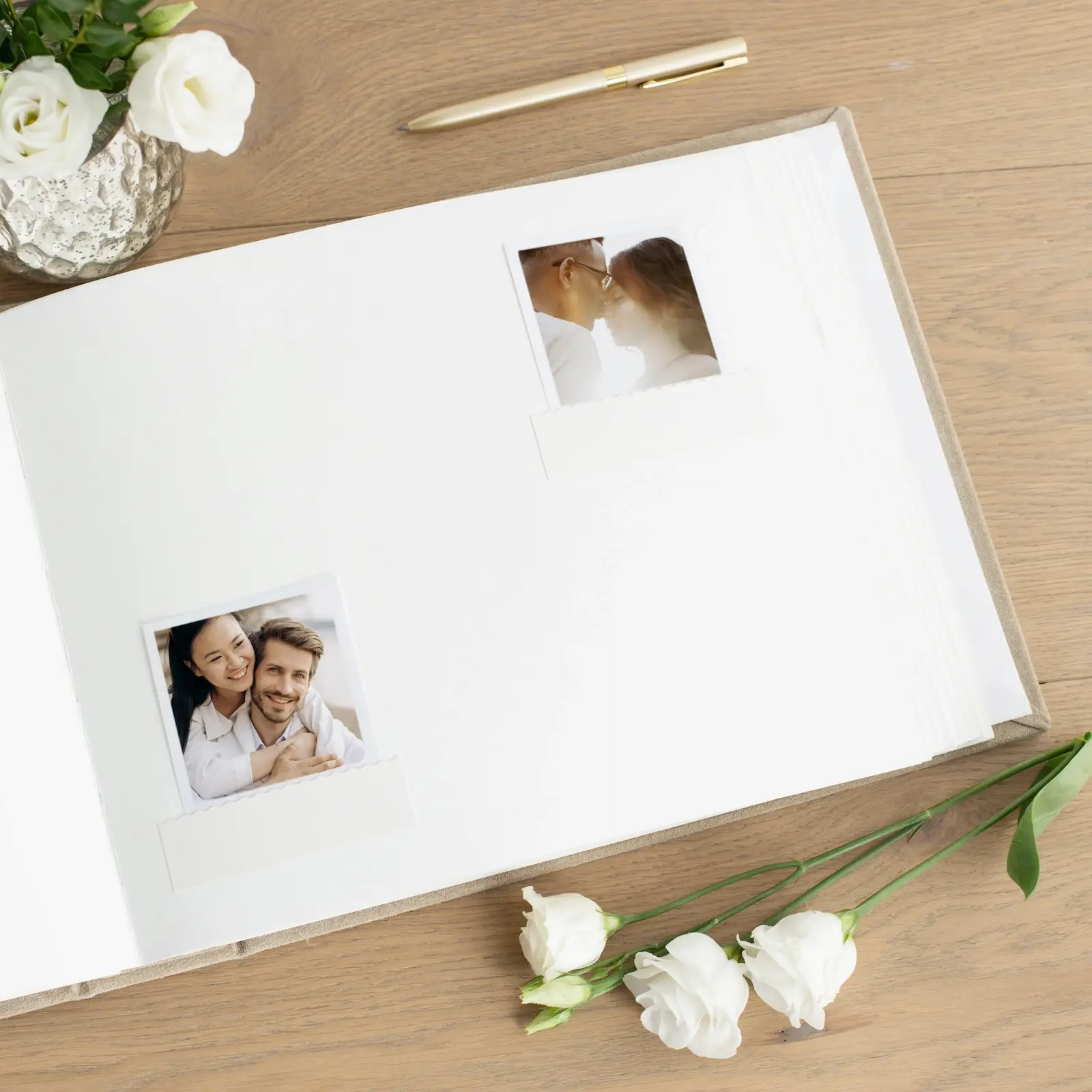 Suede Wedding Guest Book - Image 2