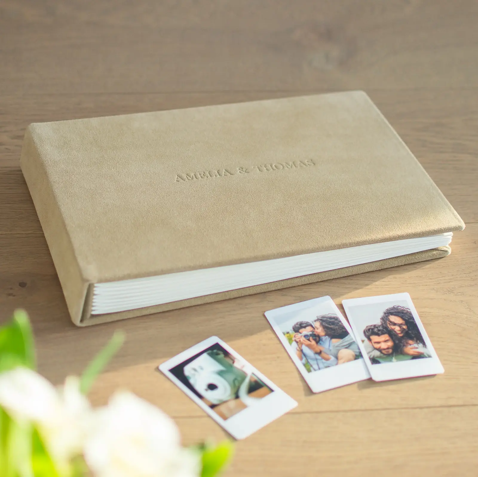 Suede Wedding Guest Book - Image 4