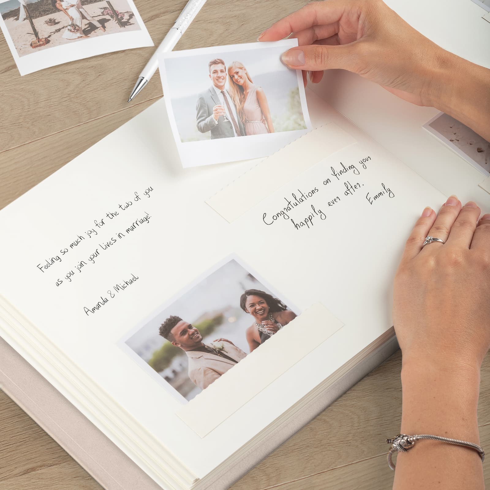 Velvet Wedding Guest Book - Image 2