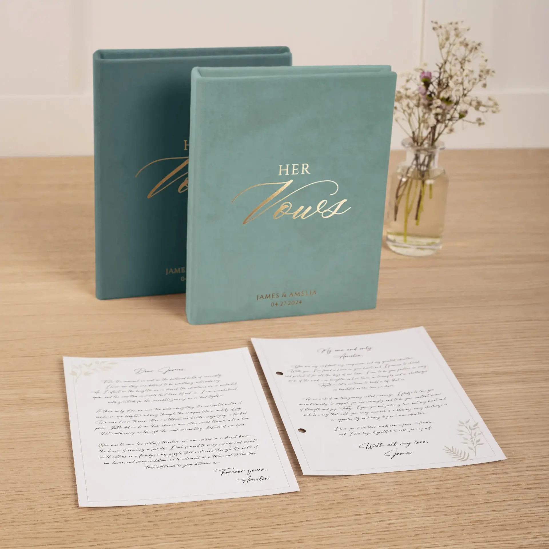 Set of 2 Velvet Vow Books - Image 5