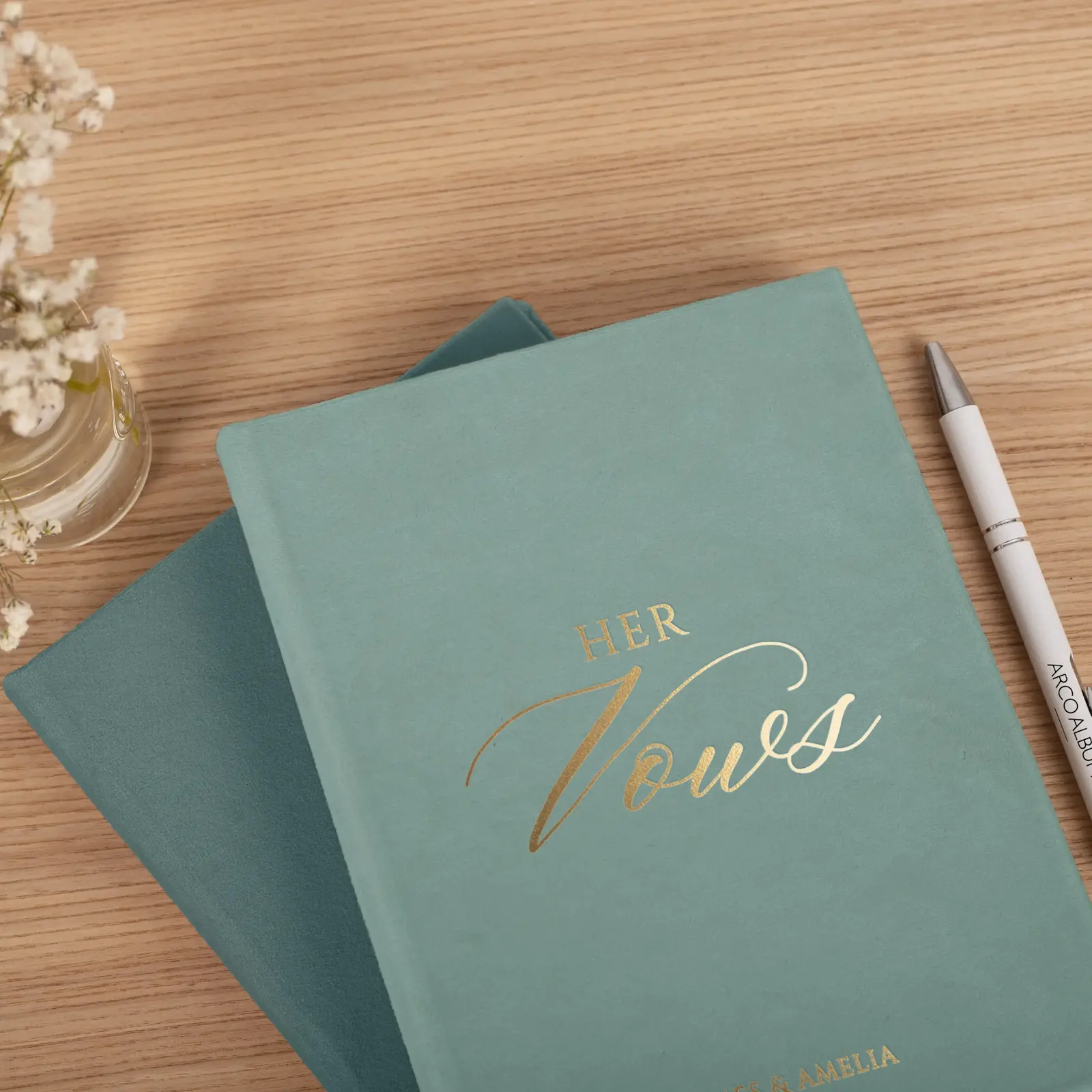 Set of 2 Velvet Vow Books - Image 4
