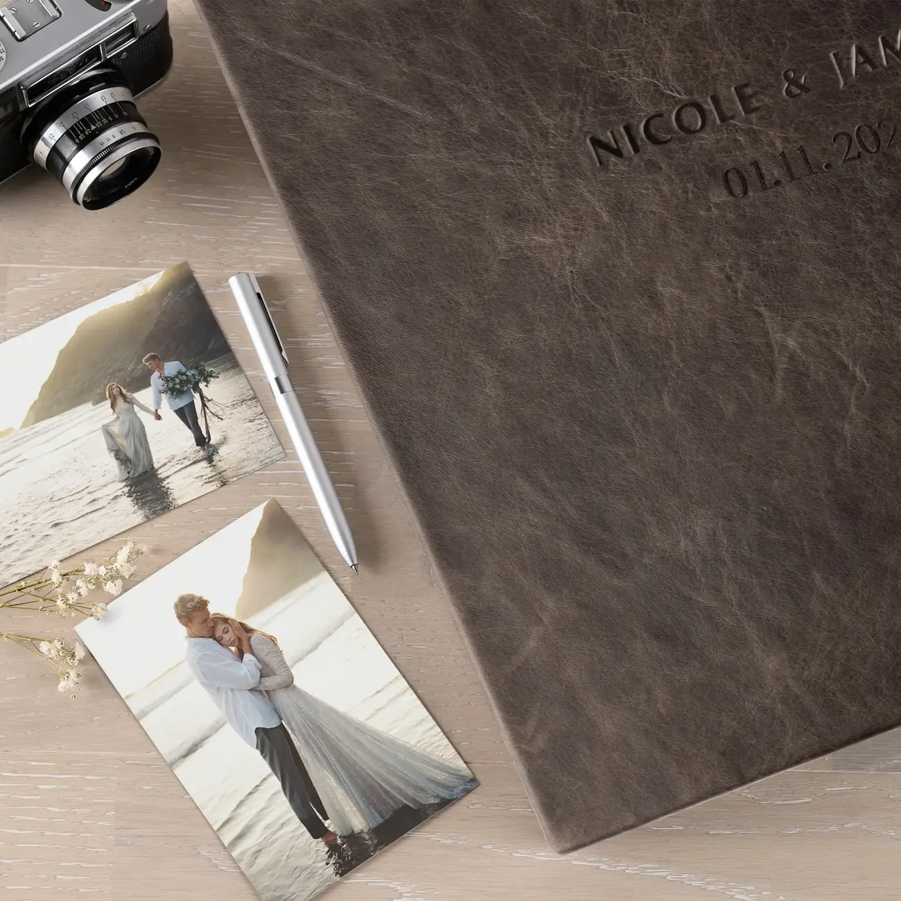 Leather Slip In Photo Album for 100-1000 4x6 Photos - Image 3