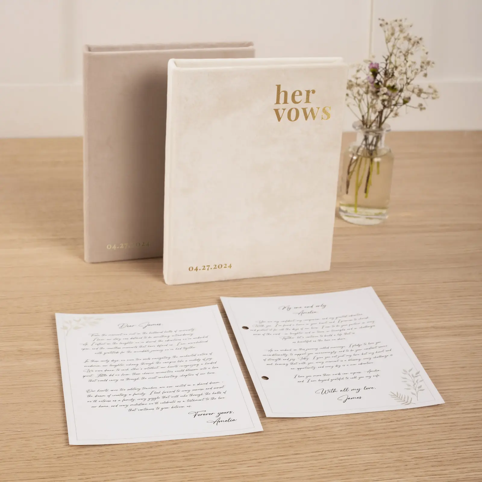 Set of 2 Velvet Vow Books - Image 7