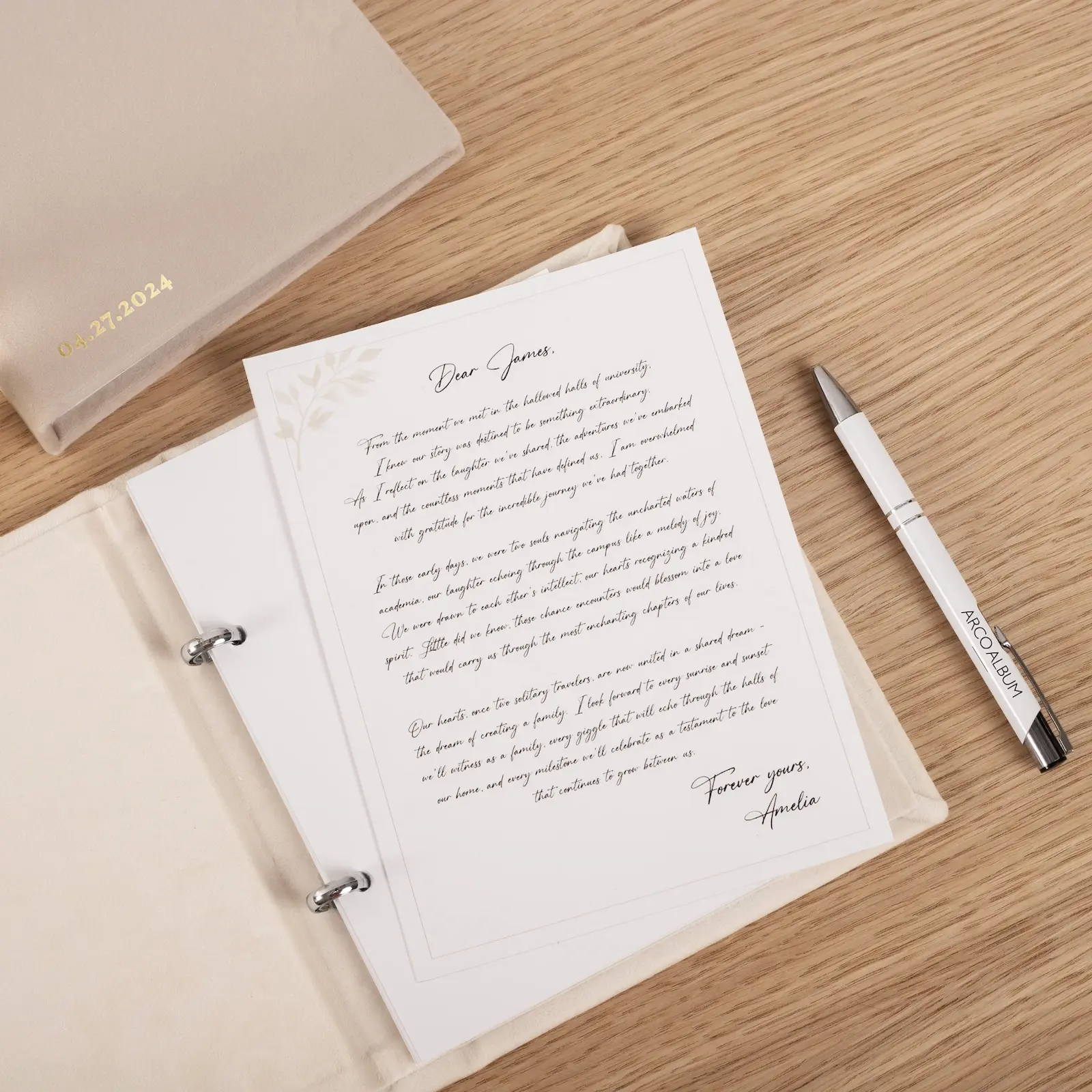 Set of 2 Velvet Vow Books - Image 2