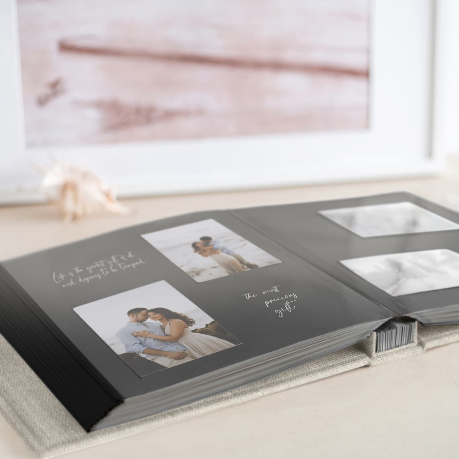 Linen Self Adhesive Photo Album - Image 4