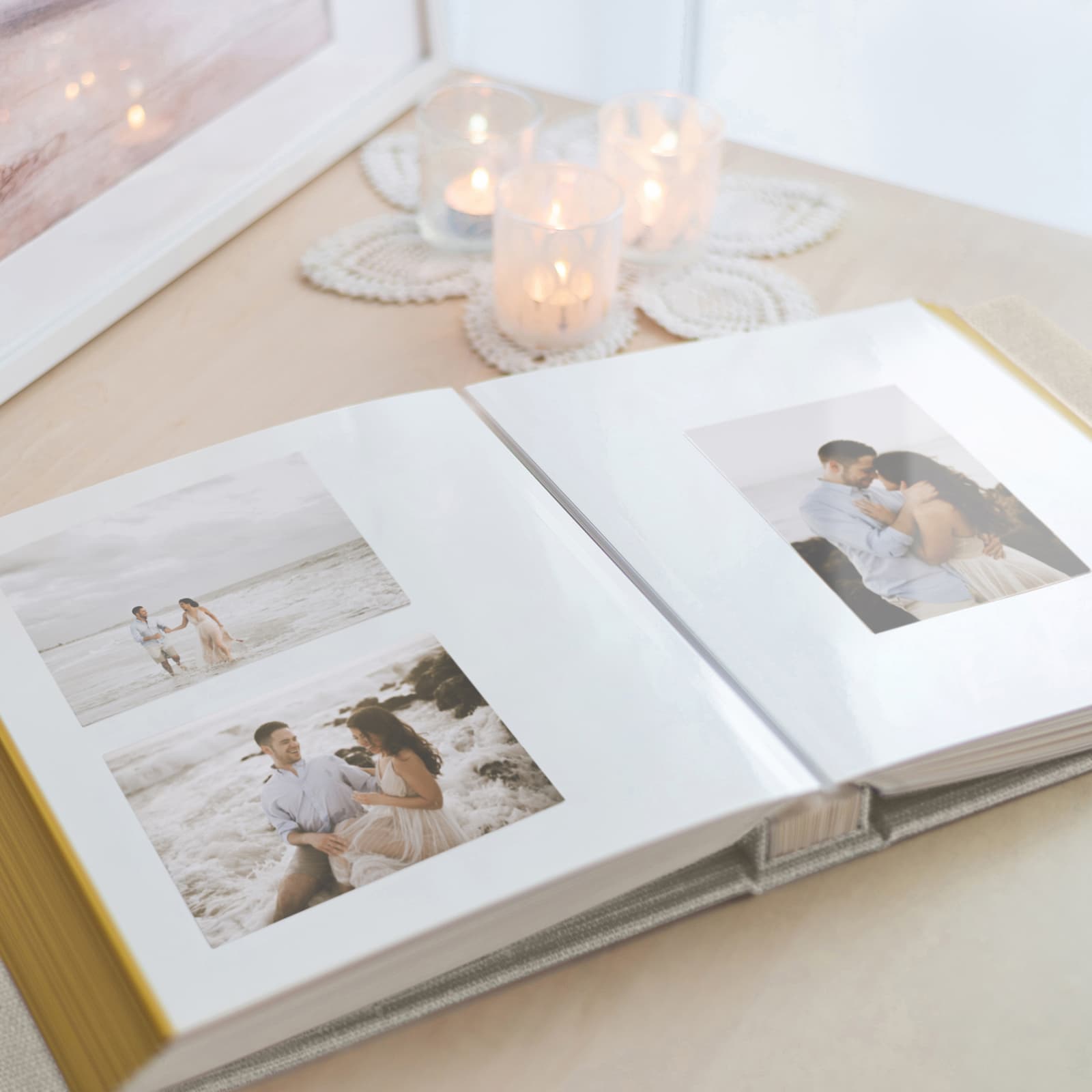 Linen Self Adhesive Photo Album - Image 3