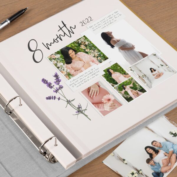 Linen Self-Adhesive Ring Binder