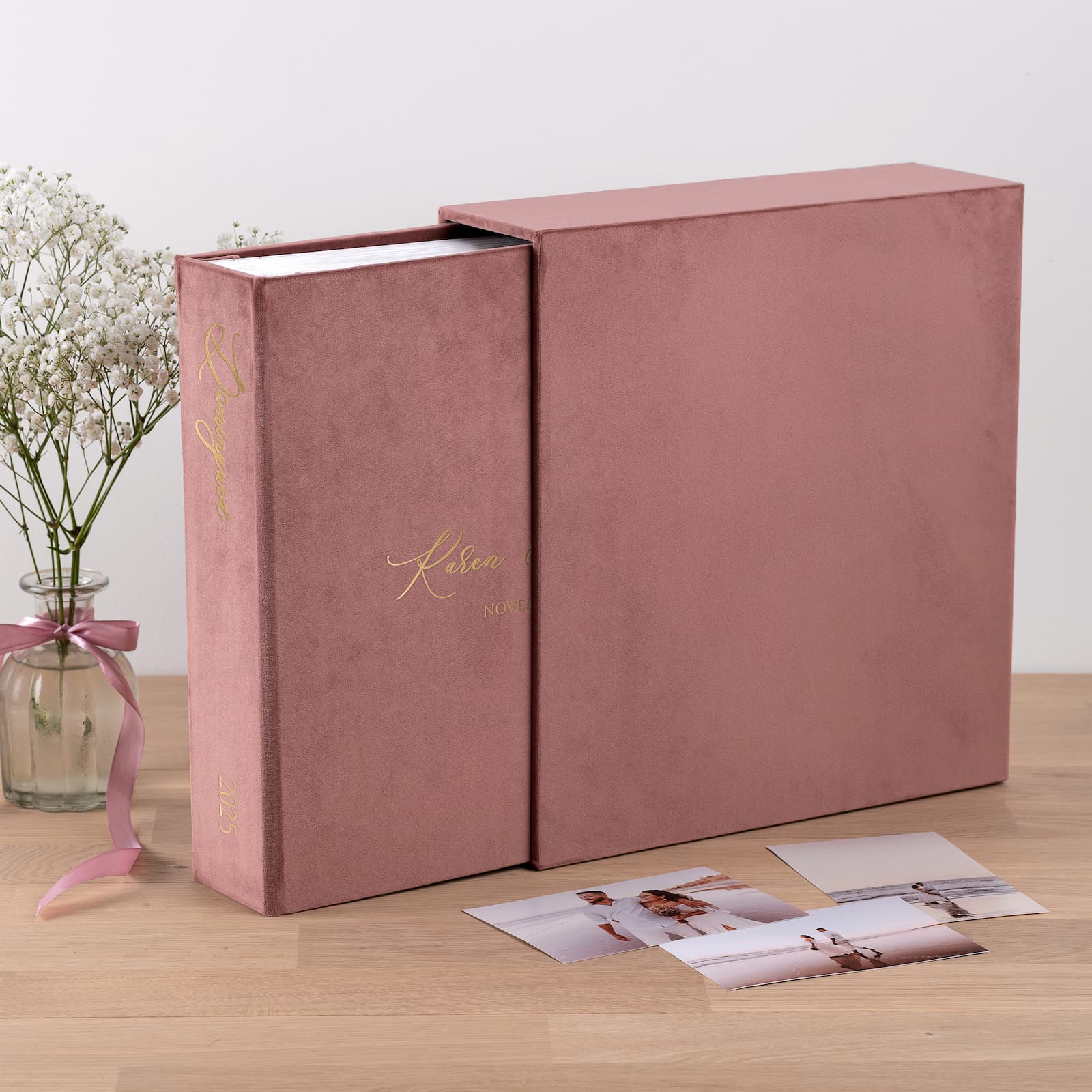 Velvet Slip In Photo Album for 100-1000 4x6 Photos - Image 7